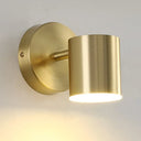 Led Postmodern Sconce Light - Wall Mounted Lamp For Bedroom Gold / White Cylinder