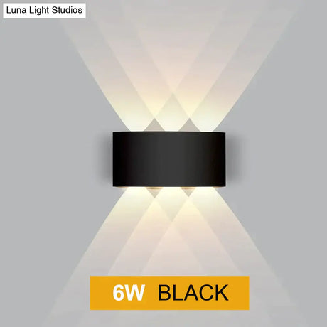 Led Wall Light Outdoor Waterproof Modern Nordic Style Indoor Lamps Living Room Porch Garden Lamp 2W