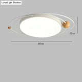 Light In The Bedroom Nordic Minimalist Modern Creative Planet Lights Multicolor Led Ceiling Lamps
