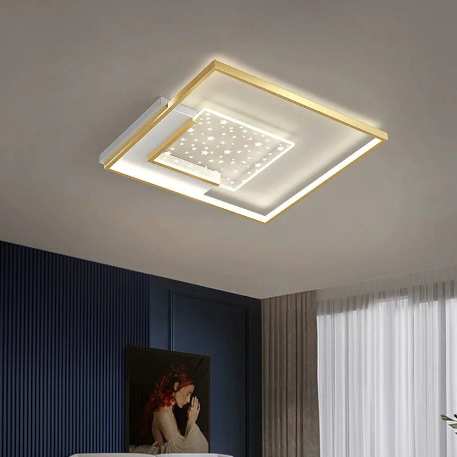 Lampe de salon étoile plafonnier Simple lumière moderne lampe de salle de luxe lampe de chambre à coucher principale créative