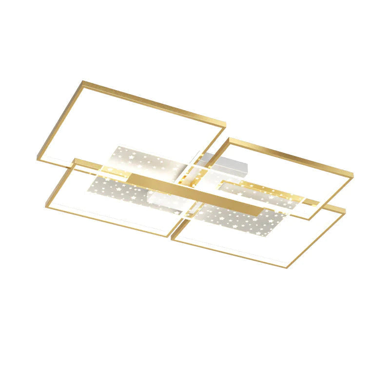 Lampe de salon étoile plafonnier Simple lumière moderne lampe de salle de luxe lampe de chambre à coucher principale créative