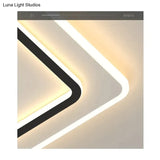 Living Room Lamps Modern Simple Atmosphere Rectangular Led Ceiling Lamp Ceiling