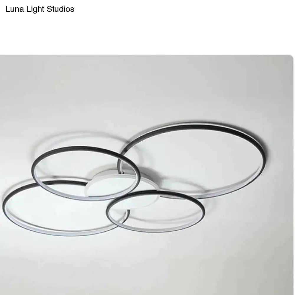 Living Room Main Lamp Atmospheric Hall Minimalist Circular Ring Indoor Ceiling