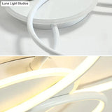 Living Room Main Lamp Atmospheric Hall Lamp Minimalist Circular Ring Indoor Lamp Ceiling Lamp Ceiling