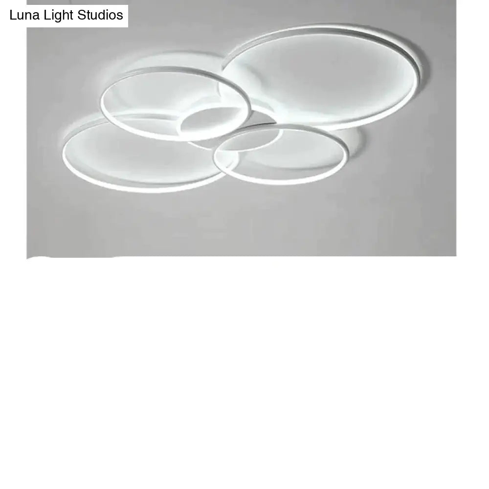 Living Room Main Lamp Atmospheric Hall Minimalist Circular Ring Indoor Ceiling