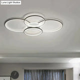 Living Room Main Lamp Atmospheric Hall Lamp Minimalist Circular Ring Indoor Lamp Ceiling Lamp Ceiling