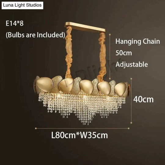 Lizzie - Crystal Luxury Tassels Led Ceiling Chandelier