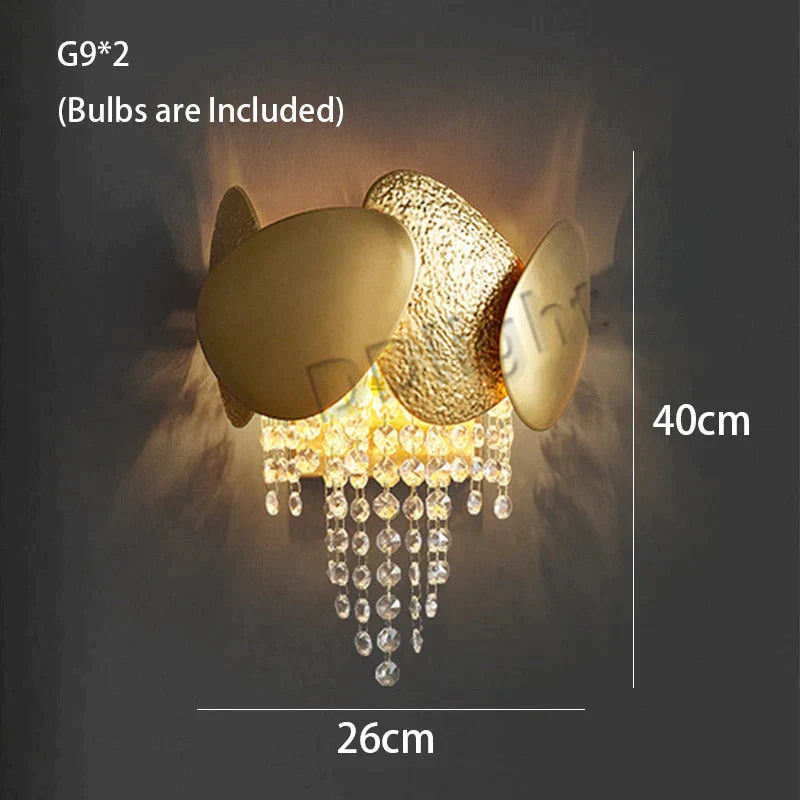 Lizzie - Crystal Luxury Tassels LED Ceiling Chandelier No Wall Lamp / Cold White