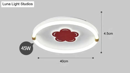 Lovely Creative Flower Room Led Ceiling Lamp