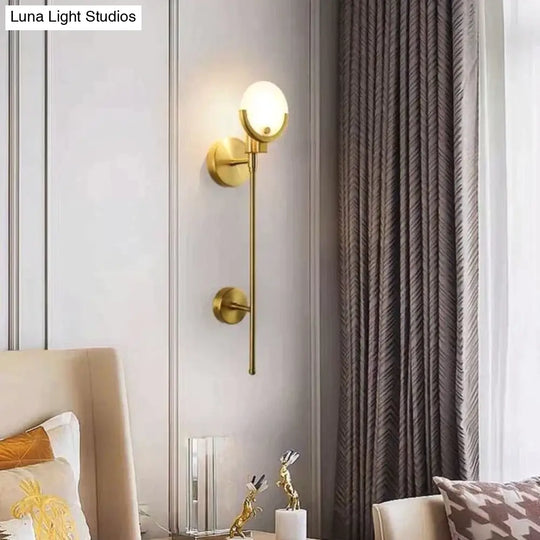 Luxury Bedside Aisle Bedroom All copper Wall Lamp Copper Wall Lamps