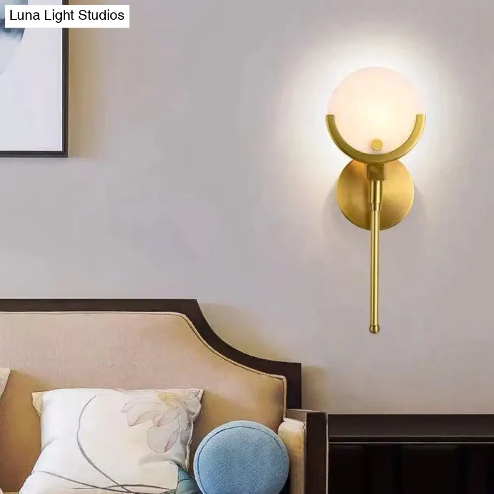 Luxury Bedside Aisle Bedroom All copper Wall Lamp Copper Wall Lamps