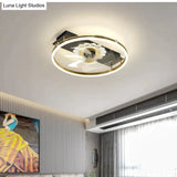 Luxury Fan Living Room Round Ceiling Lamp Simple Lamps Ceiling