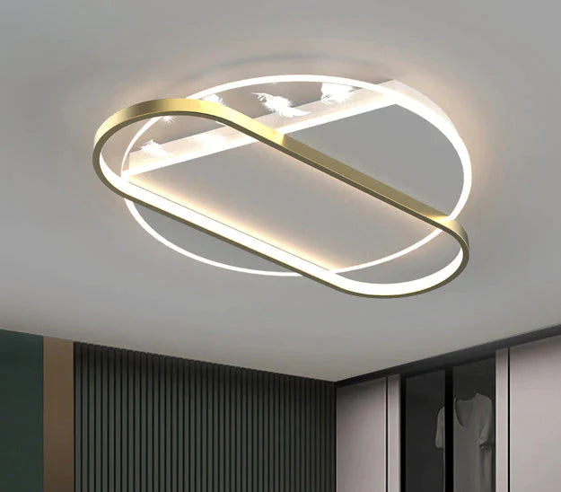 Plafonnier en plumes de luxe Salon Chambre Salle à manger Lampe Lampes créatives