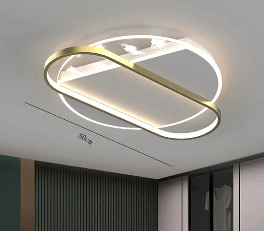 Plafonnier en plumes de luxe Salon Chambre Salle à manger Lampe Lampes créatives