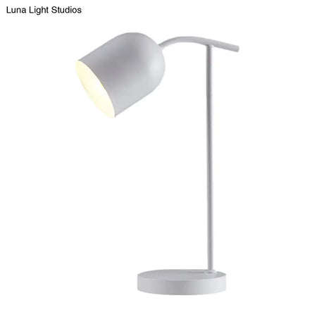 Macaron Led Metallic Book Light With White/Black/Yellow Finish - Ideal For Bedside Reading Desk