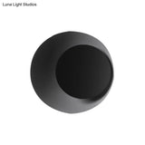Macaron Loft Round Wall Light - Candy Color Sconce For Office Hallway