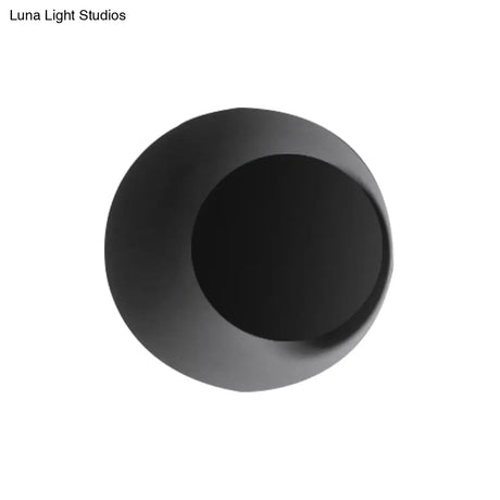 Macaron Loft Round Wall Light - Candy Color Sconce For Office Hallway