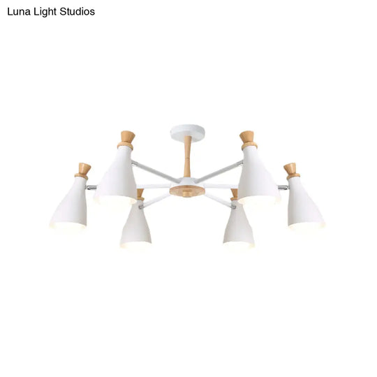 Macaron Style Metal Bottle Chandelier - Ideal For Living Room And Nursery Stylish Hanging Light