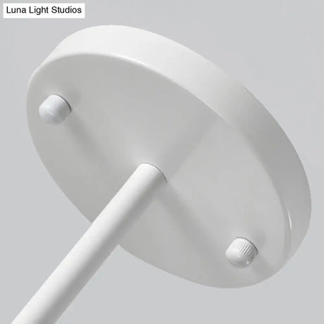 Macron Modern Metal Chandelier - Undertint Suspension Light 8 Bulbs Perfect For Hotel Spaces