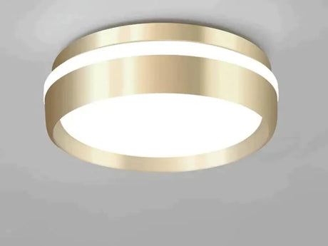 Mara-Modern Minimalist Gateway Round Gold LED Small Ceiling Lamp Golden / 12W white light Ceiling
