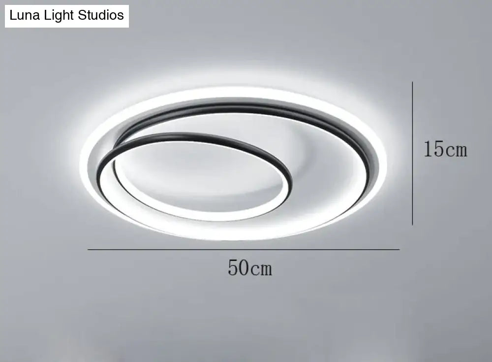 Master Bedroom Study Simple Modern Atmosphere Personalized Creative Led Room Ceiling Lamp