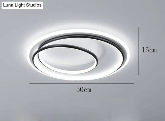 Master Bedroom Study Simple Modern Atmosphere Personalized Creative Led Room Ceiling Lamp