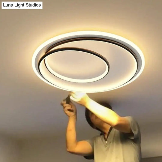 Master Bedroom Study Simple Modern Atmosphere Personalized Creative Led Room Ceiling Lamp