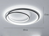 Master Bedroom Study Simple Modern Atmosphere Personalized Creative Led Room Ceiling Lamp White /