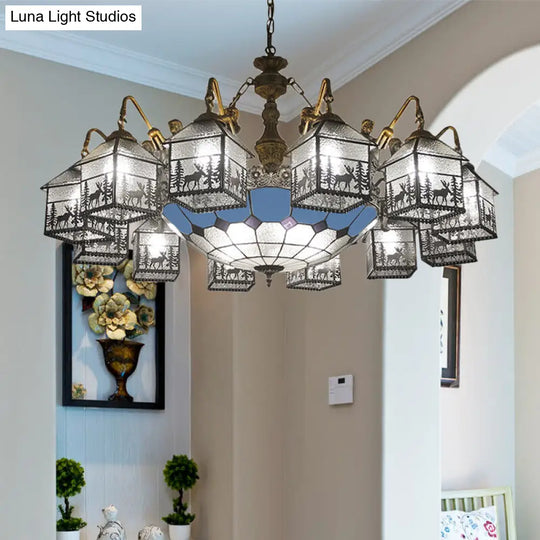 Mermaid Glass Chandelier For The Traditional Home - Perfect Living Rooms Clear