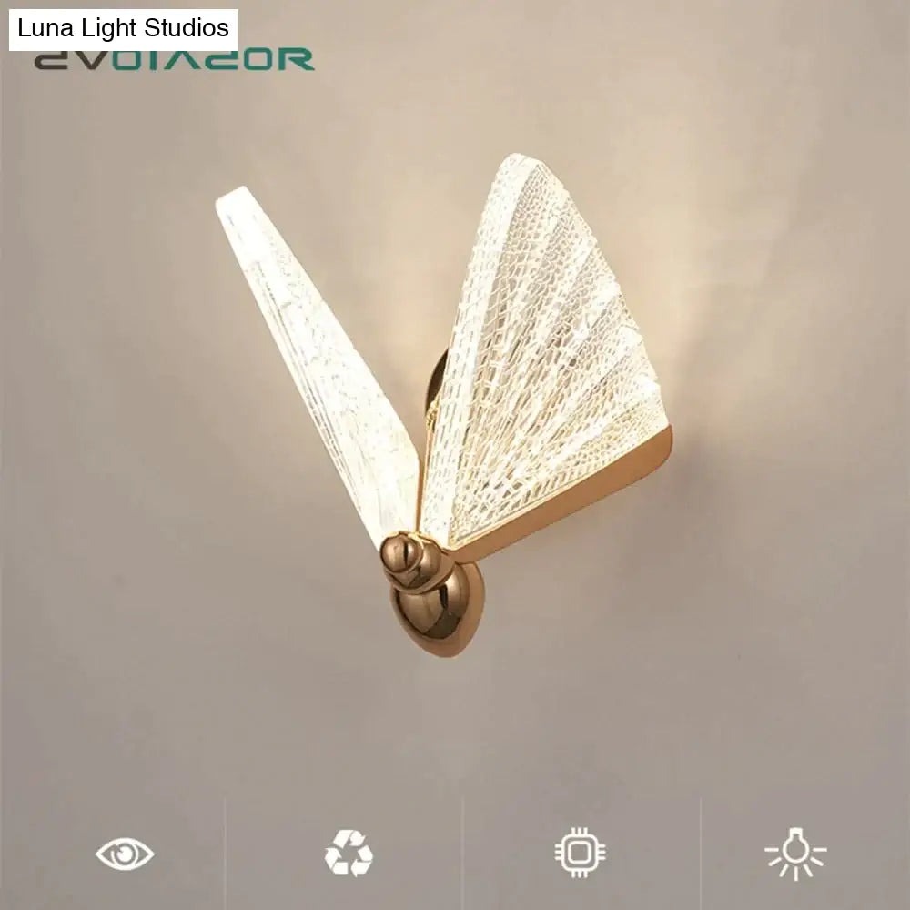 Merve - Nordic Creative Colorful Butterfly Led Wall Lamp