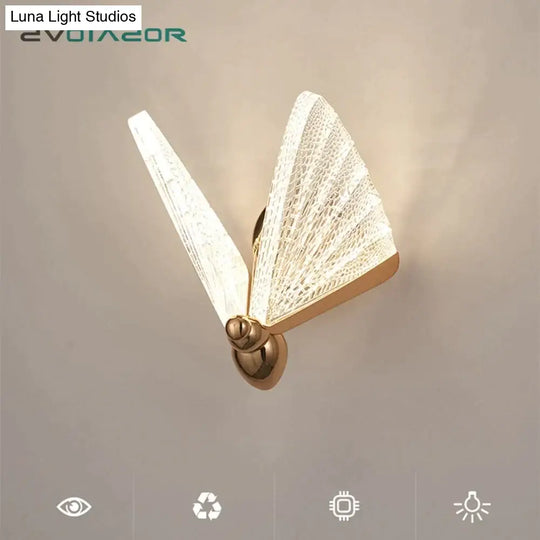 Merve - Nordic Creative Colorful Butterfly Led Wall Lamp