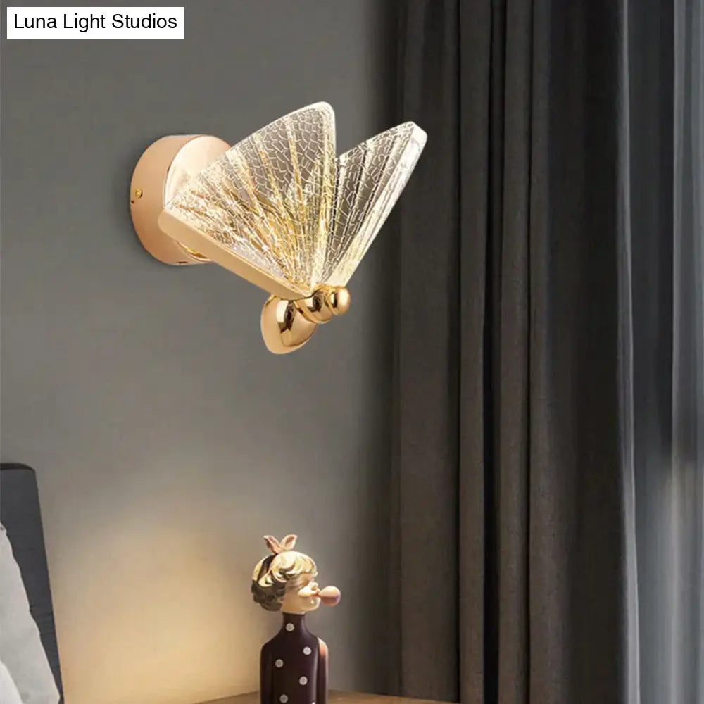 Merve - Nordic Creative Colorful Butterfly Led Wall Lamp