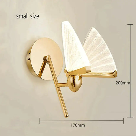 Merve - Nordic Creative Colorful Butterfly Led Wall Lamp Type 3 small / Warm White Wall Lamp