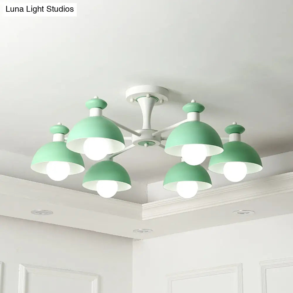 Metal Art Deco Conical Shade Dining Room Ceiling Pendant Light