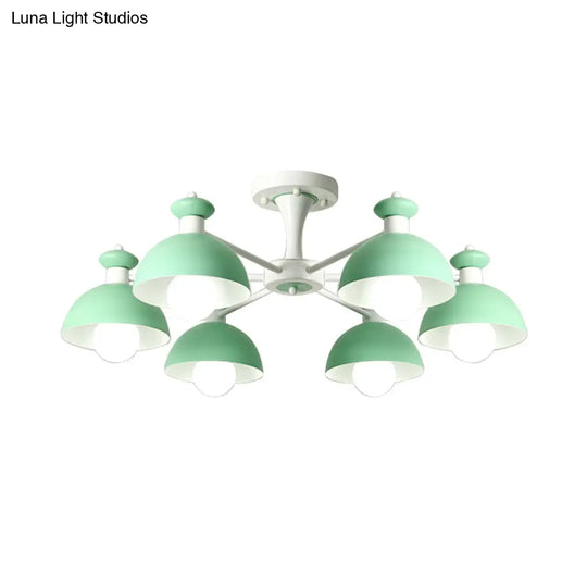 Metal Art Deco Conical Shade Dining Room Ceiling Pendant Light