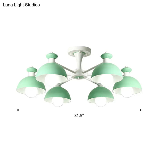 Metal Art Deco Conical Shade Dining Room Ceiling Pendant Light