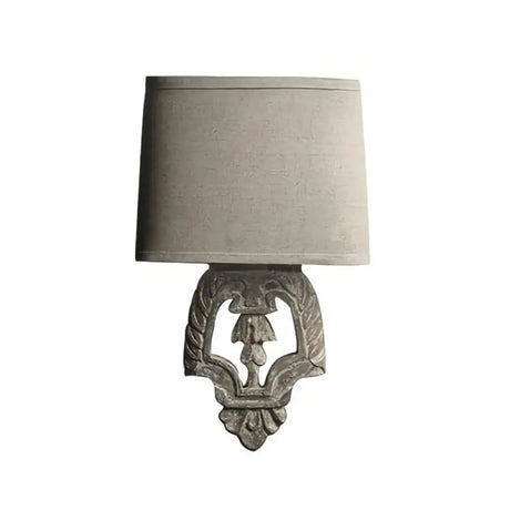 Metallic Vintage Candelabra Wall Light For Corridor Grey / B