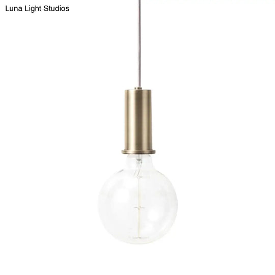 Mini Macaron Loft Metal Pendant Light - Single Hanging Lamp For Cafes Black/Blue/Pink/White