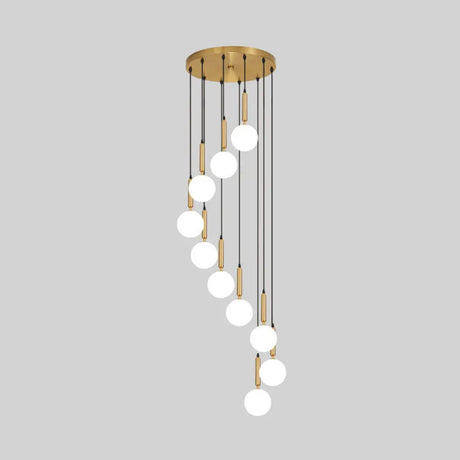 Minimalist Globe Pendant Light For Modern Living Rooms 10 / Brass