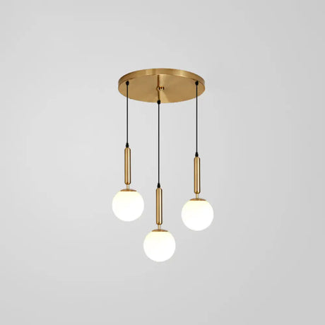 Minimalist Globe Pendant Light For Modern Living Rooms 3 / Brass