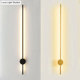 Minimalist Led Stair Sconce: Slim Aluminum Wall Light Fixture