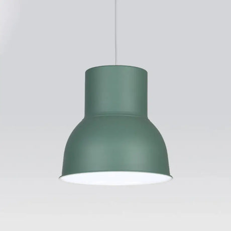 Minimalist Metal Dome Suspension Pendant Blue/Green 10/14/15 Wide 1-Light Hanging Fixture