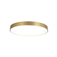 Minimalist Metal Flush Mount Ceiling Light For Bedroom Gold / 12
