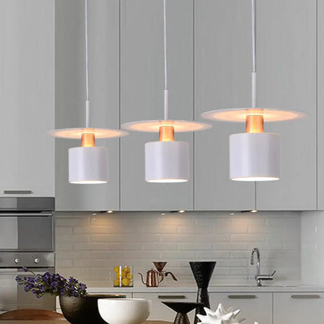 Minimalist White Perfume Bottle Bedside Hanging Light 1 Head 8/14 Wide Metallic Finish Ceiling Lamp