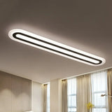 Minimalist White Led Flush Mount Lighting Fixture - Perfect For Living Room /
