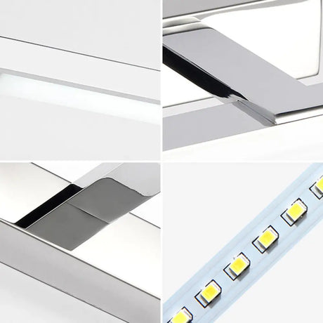 Minimalist White Rod Acrylic Led Wall Lamp - Bathroom Vanity Light