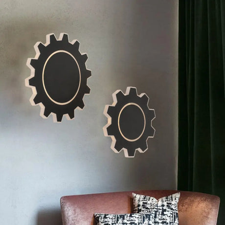 Minimalistic Led Wall Sconce: Acrylic Black/White Finish Warm/White Light Black / White