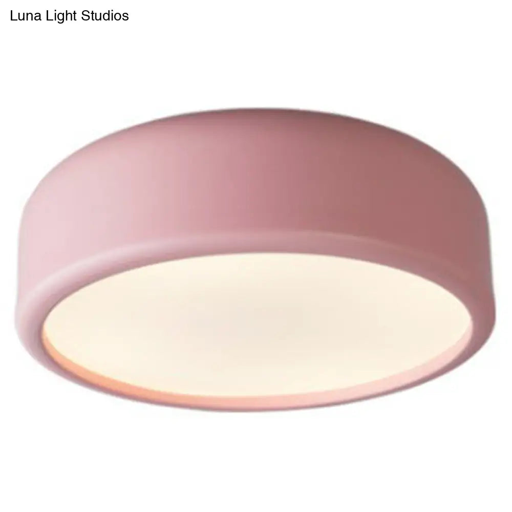Minimalistic Single Hanging Pendant Light - Round Shade Acrylic Ceiling For Living Room