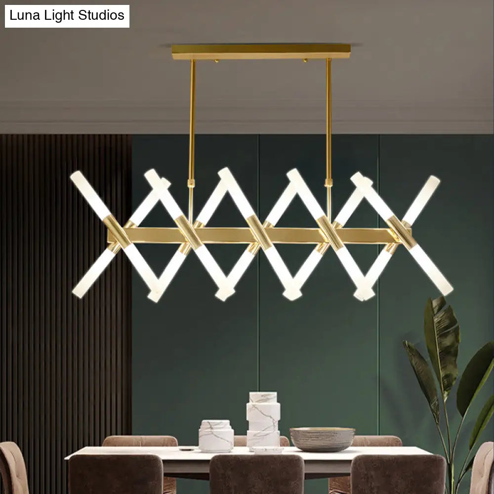 Modern 20-Light Acrylic Ceiling Lamp For Dining Room Or Kitchen Island