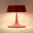 Modern 3-Light Metal Desk Lamp With Smooth Drum Shade - Curvaceous Base For Living Room Black/White